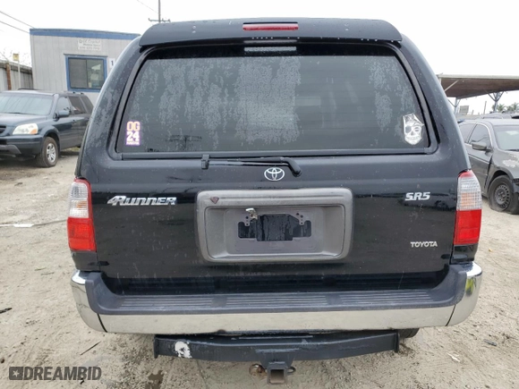 1999 Toyota 4Runner SR5 with VIN JT3GN86R0X0108623, listed as a Copart auction lot 53191675 with 212,411 mi miles and Clean Title. Bid and sale history available at carsss.com. Image 6.