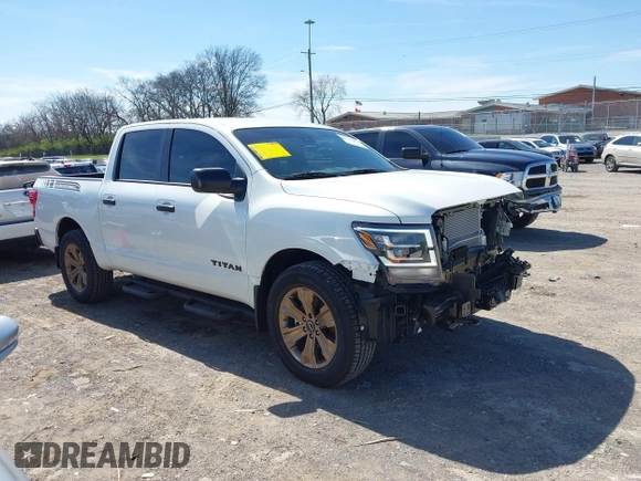 2024 Nissan Titan Pro-4X with VIN 1N6AA1EDXRN113731, listed as a IAAI auction lot 41821782 with 986 mi miles and . Bid and sale history available at DreamBid. Image 14.