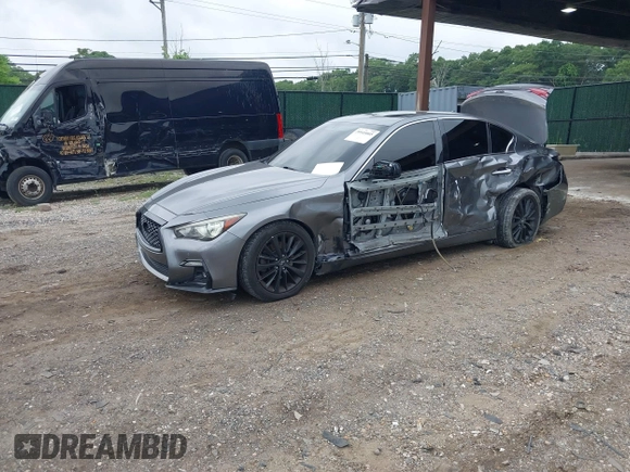 2018 Infiniti Q50 Sport with VIN JN1EV7AR4JM432729, listed as a IAAI auction lot 39949005 with 67,743 mi miles and . Bid and sale history available at DreamBid. Image 17.