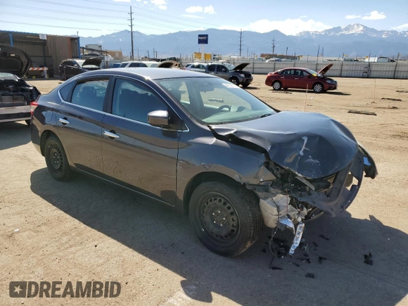2014 Nissan Sentra SV with VIN 1N4AB7AP3EN855147, listed as a Copart auction lot 49116175 with 153,345 mi miles and Salvage Title. Bid and sale history available at DreamBid. Image 4.