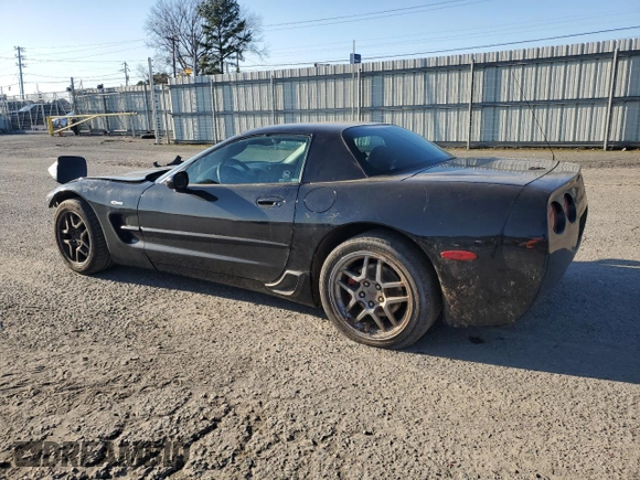 2004 Chevrolet Corvette Z06 with VIN 1G1YY12S445110115, listed as a Copart auction lot 87398864 with 33,850 mi miles and Salvage Title. Bid and sale history available at carsss.com. Image 2.