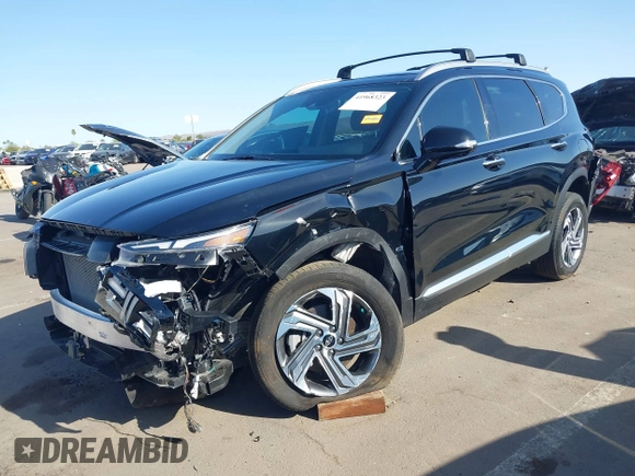 2023 Hyundai Santa Fe SEL with VIN 5NMS3DAJ6PH574739, listed as a IAAI auction lot 41968323 with 17,123 mi miles and . Bid and sale history available at DreamBid. Image 18.