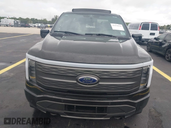 2023 Ford F-150 Lightning Pro with VIN 1FT6W1EV3PWG08587, listed as a IAAI auction lot 42418036 with Not provided miles and . Bid and sale history available at DreamBid. Image 11.