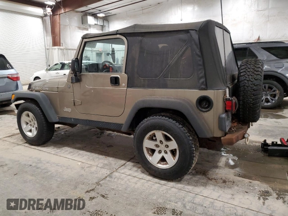 2004 Jeep Wrangler Rubicon with VIN 1J4FA69S34P785281, listed as a Copart auction lot 86594874 with 46,928 mi miles and Clean Title. Bid and sale history available at carsss.com. Image 2.