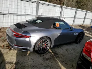2017 Porsche 911 Carrera S with VIN WP0CB2A92HS155715, listed as a Copart auction lot 75542204 with 0 mi miles and Non Repairable. Bid and sale history available at carsss.com. Image 3.