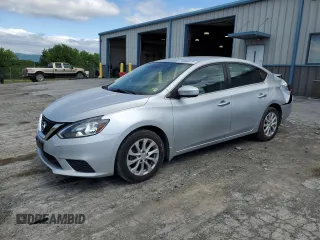 2019 Nissan Sentra S z VIN 3N1AB7AP4KY252526, wystawiony jako Copart lot #56905375 z przebiegiem 75 320 mil mil oraz Szkoda całkowita • Salvage title. Historia ofert i sprzedaży dostępna na DreamBid. Obrazek 1.