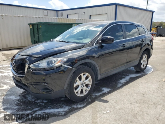 2013 Mazda CX-9 Touring with VIN JM3TB2CA5D0420017, listed as a Copart auction lot 54499845 with 89,556 mi miles and Salvage Title. Bid and sale history available at carsss.com. Image 1.