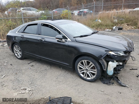 2014 Lincoln MKZ with VIN 3LN6L2JK0ER825973, listed as a Copart auction lot 80577154 with NaN miles and Salvage Title. Bid and sale history available at carsss.com. Image 4.