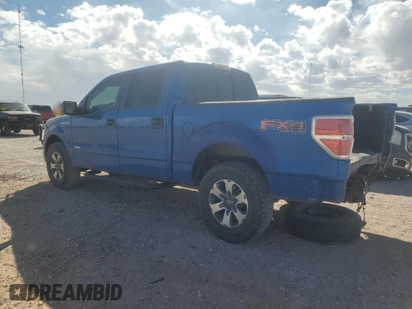 2014 Ford F-150 XL with VIN 1FTFW1ETXEKE45262, listed as a Copart auction lot 48806775 with 204,929 mi miles and Salvage Title. Bid and sale history available at carsss.com. Image 2.
