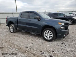 2021 Chevrolet Silverado 1500 Custom with VIN 1GCPYBEK2MZ212722, listed as a Copart auction lot 85321014 with 76,343 mi miles and Salvage Title. Bid and sale history available at carsss.com. Image 4.