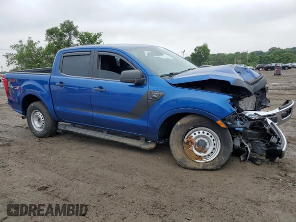 2020 Ford Ranger XL with VIN 1FTER4FH2LLA72904, listed as a Copart auction lot 61062265 with 39,262 mi miles and Salvage title. Bid and sale history available at DreamBid. Image 4.