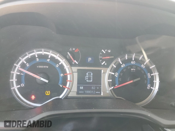 2015 Toyota 4Runner SR5 with VIN JTEZU5JRXF5101804, listed as a Copart auction lot 52541795 with 188,012 mi miles and Clean title. Bid and sale history available at DreamBid. Image 9.