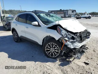 2022 Ford Escape Titanium Plug-In Hybrid with VIN 1FMCU0LZ2NUB80380, listed as a Copart auction lot 80961924 with 7,858 mi miles and Salvage title. Bid and sale history available at DreamBid. Image 4.