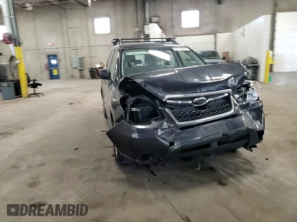 2015 Subaru Forester 2.5i with VIN JF2SJABC6FH838323, listed as a Copart auction lot 60143975 with 103,455 mi miles and Salvage title. Bid and sale history available at DreamBid. Image 15.