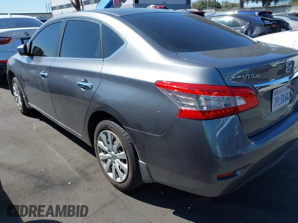 2015 Nissan Sentra SV with VIN 3N1AB7AP3FY378625, listed as a IAAI auction lot 41803972 with 131,398 mi miles and . Bid and sale history available at DreamBid. Image 3.