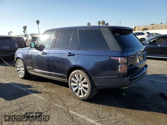 2018 Land Rover Range Rover HSE z VIN SALGS2SV0JA511564, wystawiony jako Copart lot #46635235 z przebiegiem 67 779 mil mil oraz Szkoda całkowita • Salvage title. Historia ofert i sprzedaży dostępna na DreamBid. Obrazek 2.
