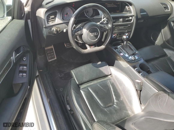 2014 Audi S5 Premium Plus with VIN WAUCGAFH2EN007003, listed as a Copart auction lot 50761345 with 104357 miles and Clean Title. Bid and sale history available at carsss.com. Image 8.