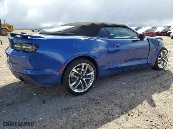 2022 Chevrolet Camaro LT1 with VIN 1G1FF3D76N0130396, listed as a Copart auction lot 48006215 with 77,235 mi miles and Salvage Title. Bid and sale history available at carsss.com. Image 3.