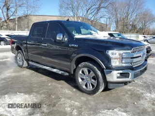 2018 Ford F-150 XL with VIN 1FTEW1EG0JFB07905, listed as a Copart auction lot 43065005 with 132,923 mi miles and Salvage Title. Bid and sale history available at carsss.com. Image 4.