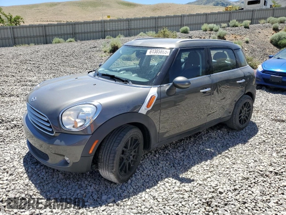 2014 MINI Countryman with VIN WMWZB3C56EWR38919, listed as a Copart auction lot 61385865 with 127,368 mi miles and Salvage title. Bid and sale history available at DreamBid. Image 1.