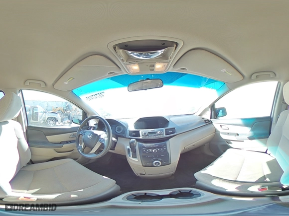 2012 Honda Odyssey EX with VIN 5FNRL5H43CB121310, listed as a Copart auction lot 46747445 with 0 mi miles and Clean Title. Bid and sale history available at carsss.com. Image 15.