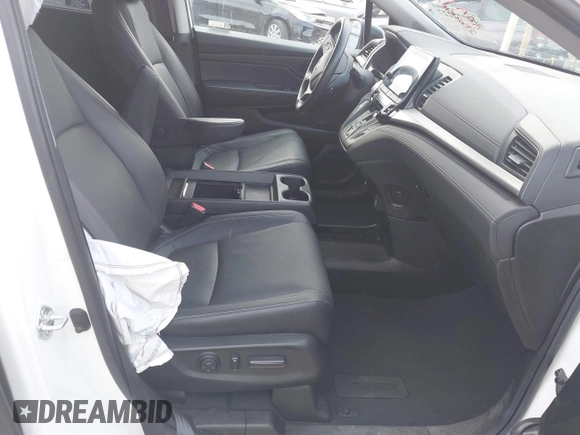 2022 Honda Odyssey EX-L with VIN 5FNRL6H77NB032262, listed as a IAAI auction lot 40772227 with 35,053 mi miles and . Bid and sale history available at DreamBid. Image 5.