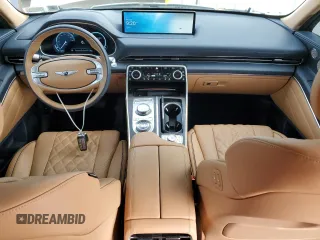 2024 Genesis GV80 with VIN KMUHCESC9RU163909, listed as a Copart auction lot 64429035 with 12,338 mi miles and Salvage title. Bid and sale history available at DreamBid. Image 8.