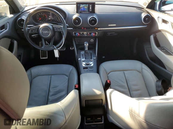 2017 Audi A3 Sedan Premium Plus with VIN WAUGUGFF1H1043157, listed as a Copart auction lot 79195484 with 64,068 mi miles and Salvage Title. Bid and sale history available at carsss.com. Image 8.