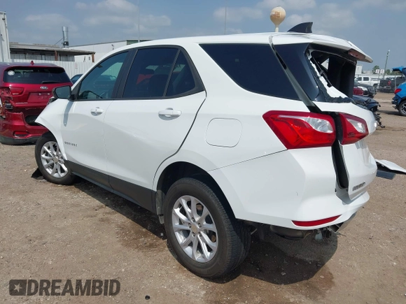 2020 Chevrolet Equinox LS with VIN 3GNAXHEV2LS704031, listed as a IAAI auction lot 41919389 with 51,003 mi miles. Bid and sale history available at carsss.com. Image 3.