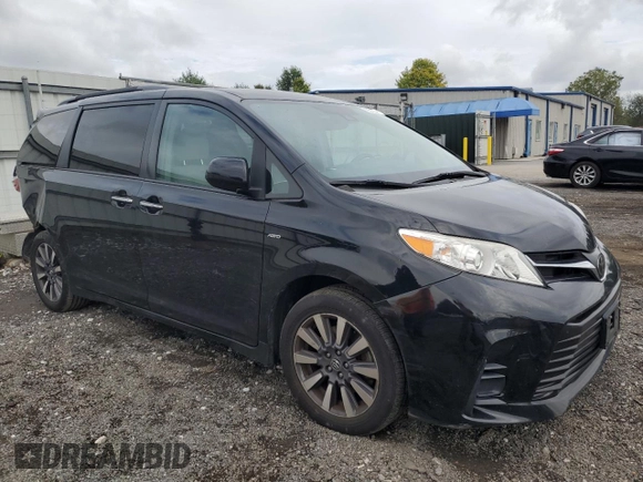 2019 Toyota Sienna LE with VIN 5TDJZ3DC6KS220467, listed as a Copart auction lot 71921714 with 70,950 mi miles and Salvage Title. Bid and sale history available at carsss.com. Image 4.