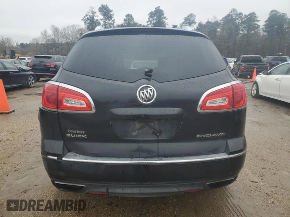 2014 Buick Enclave Convenience with VIN 5GAKRAKD9EJ245399, listed as a Copart auction lot 45999085 with 130,468 mi miles and Salvage Title. Bid and sale history available at carsss.com. Image 6.