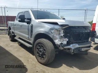 2024 Ford Super Duty F-250 SRW XL with VIN 1FT8W2BT9REF52763, listed as a Copart auction lot 53781755 with 7,967 mi miles and Salvage Title. Bid and sale history available at carsss.com. Image 4.