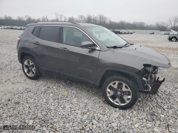 2020 Jeep Compass Limited with VIN 3C4NJDCB1LT221301, listed as a Copart auction lot 84922314 with 102,089 mi miles and Salvage Title. Bid and sale history available at carsss.com. Image 4.