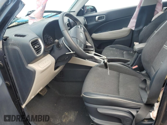 2022 Hyundai Venue Limited with VIN KMHRC8A3XNU187748, listed as a Copart auction lot 51633135 with 59,933 mi miles and Salvage Title. Bid and sale history available at DreamBid. Image 7.