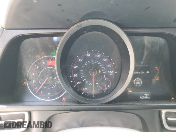 2023 Hyundai Elantra SEL with VIN 5NPLM4AG3PH094666, listed as a Copart auction lot 60525395 with 80,518 mi miles and Salvage title. Bid and sale history available at DreamBid. Image 9.