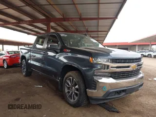 2021 Chevrolet Silverado 1500 LT with VIN 1GCUYDET1MZ296250, listed as a IAAI auction lot 41865934 with 69,413 mi miles. Bid and sale history available at carsss.com. Image 1.