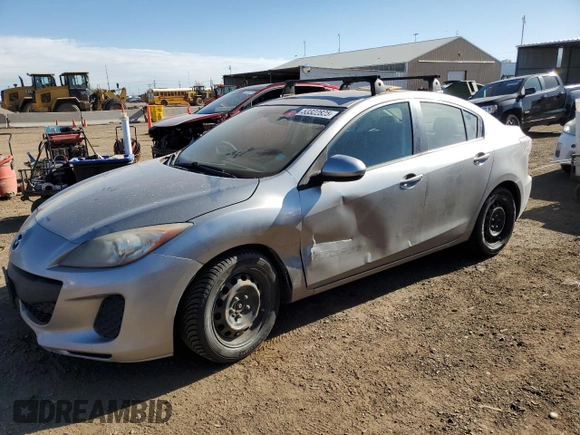 2012 Mazda 3 i Sport with VIN JM1BL1UF5C1582101, listed as a Copart auction lot 53322825 with 144,216 mi miles and Salvage Title. Bid and sale history available at DreamBid. Image 1.
