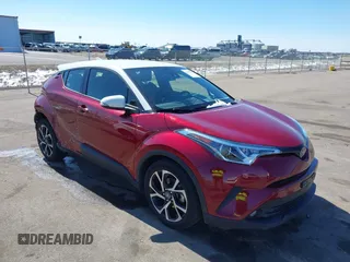 2018 Toyota C-HR XLE with VIN JTNKHMBX5J1006497, listed as a IAAI auction lot 41918758 with 41,668 mi miles. Bid and sale history available at carsss.com. Image 1.