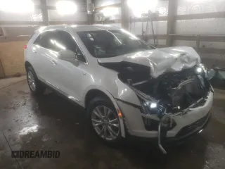 2020 Cadillac XT5 Luxury FWD with VIN 1GYKNAR42LZ229814, listed as a Copart auction lot 85808514 with 45,827 mi miles and Salvage title. Bid and sale history available at DreamBid. Image 4.