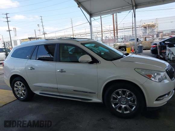2014 Buick Enclave Leather with VIN 5GAKRBKD9EJ339966, listed as a IAAI auction lot 42116213 with 116,364 mi miles and . Bid and sale history available at carsss.com. Image 13.