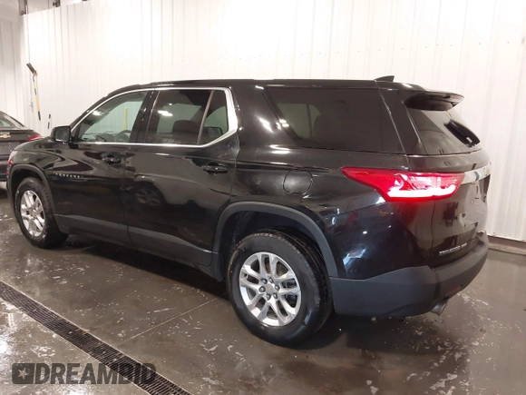 2018 Chevrolet Traverse LS with VIN 1GNEVFKW7JJ257543, listed as a IAAI auction lot 41619706 with 113,208 mi miles. Bid and sale history available at carsss.com. Image 3.