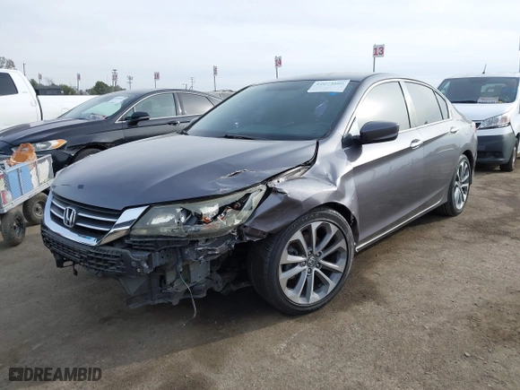 2014 Honda Accord Sedan Sport with VIN 1HGCR2F55EA274069, listed as a IAAI auction lot 41073955 with 146,525 mi miles. Bid and sale history available at carsss.com. Image 17.