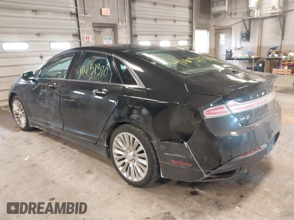 2013 Lincoln MKZ with VIN 3LN6L2J98DR803778, listed as a IAAI auction lot 41651370 with 190,840 mi miles. Bid and sale history available at carsss.com. Image 3.