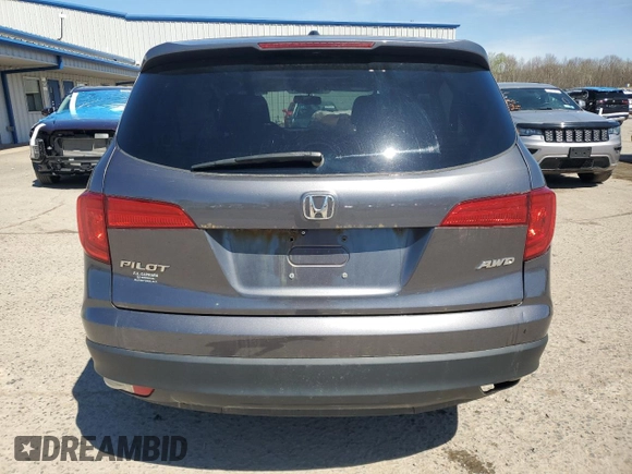 2017 Honda Pilot EX-L with VIN 5FNYF6H51HB086131, listed as a Copart auction lot 53555855 with 133,050 mi miles and Salvage Title. Bid and sale history available at DreamBid. Image 6.