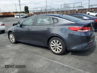 2017 Kia Optima LX with VIN 5XXGT4L35HG145886, listed as a Copart auction lot 63616595 with 105,242 mi miles and Salvage title. Bid and sale history available at DreamBid. Image 2.