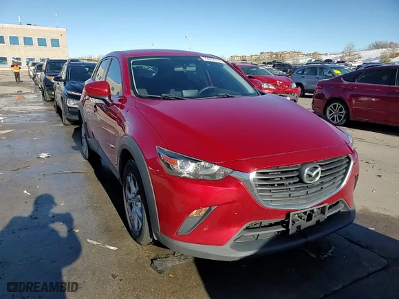 2017 Mazda CX-3 Sport with VIN JM1DKFB73H0161396, listed as a Copart auction lot 79972614 with 90,221 mi miles and Salvage Title. Bid and sale history available at carsss.com. Image 14.