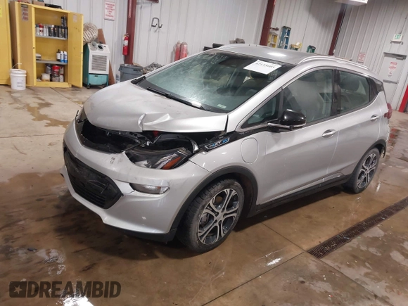 2019 Chevrolet Bolt EV Premier with VIN 1G1FZ6S09K4136793, listed as a IAAI auction lot 42135605 with 54,194 mi miles. Bid and sale history available at carsss.com. Image 19.