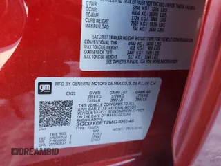 2021 Chevrolet Silverado 1500 RST with VIN 3GCUYEET2MG406048, listed as a Copart auction lot 88330495 with 21,692 mi miles and Salvage Title. Bid and sale history available at carsss.com. Image 12.