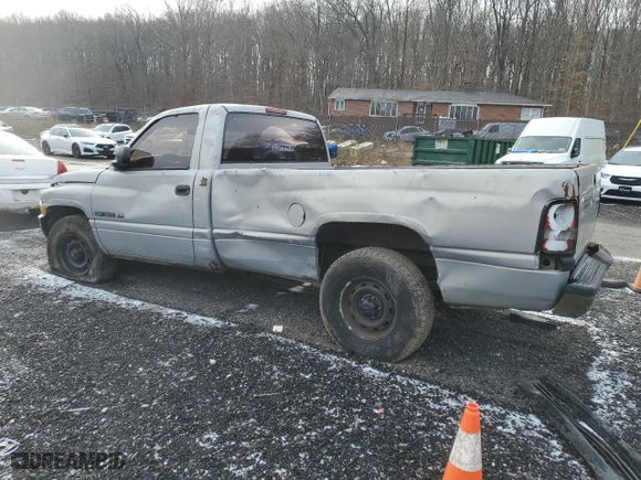 1998 Dodge Ram 1500 with VIN 1B7HC16X4WS687906, listed as a Copart auction lot 84840744 with 0 mi miles and Salvage Title. Bid and sale history available at carsss.com. Image 2.