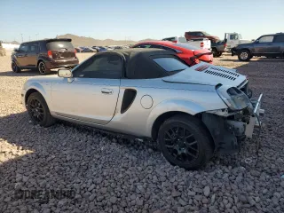 2000 Toyota MR2 z VIN JTDFR3206Y0020599, wystawiony jako Copart lot #47316875 z przebiegiem Nie podano mil oraz Szkoda całkowita • Salvage title. Historia ofert i sprzedaży dostępna na DreamBid. Obrazek 2.